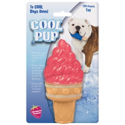 Boss Pet Cool Pup Pink TPR Ice Cream Cone Dog Toy Large 1 pk