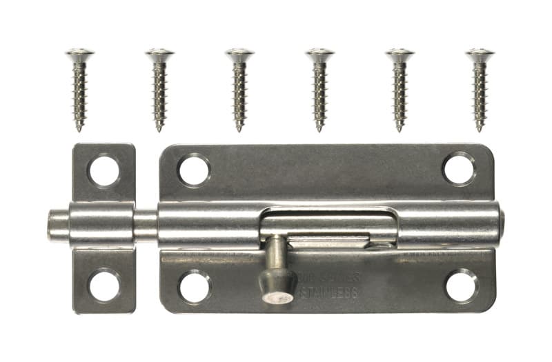 Ace 4 in. L Polished Stainless Steel Heavy Duty Barrel Bolt 1 pk - 01-3008-356 - Hardware Fasteners  sku 01-3008-356