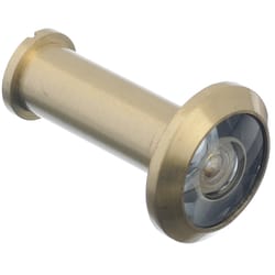 Ace 0.54 in. D 200 deg Bright Brass Door Viewer