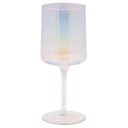 Karma Mid Century Clear Glass Wine Glass