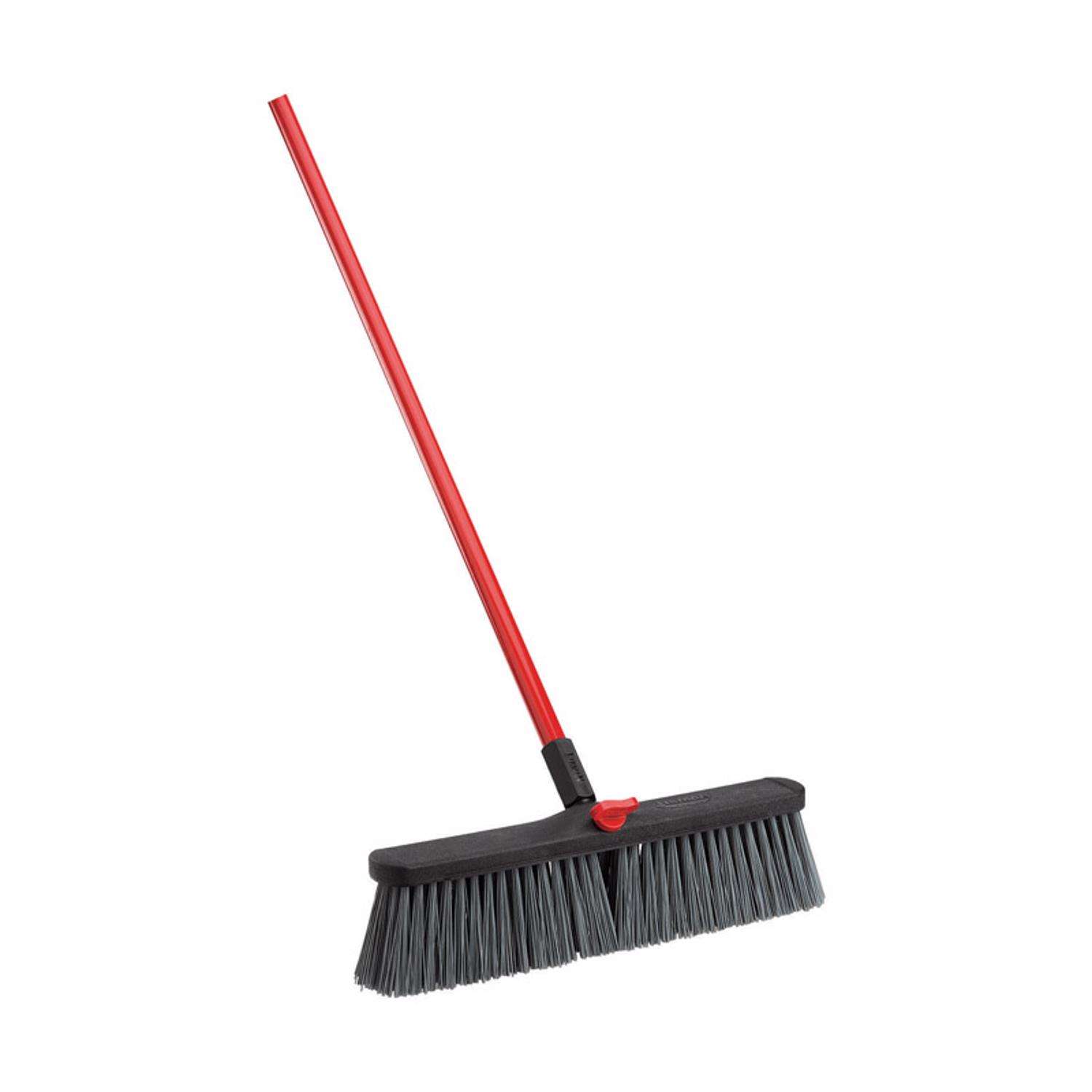 Libman Polyethylene Terephthalate 18 in. Rough Surface Push Broom Ace