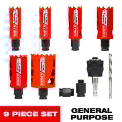 Diablo Diablo Mandrel 2-3/8 in. L Hole Saw Kit