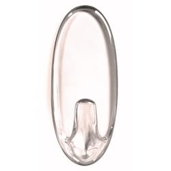 3M Command Small Plastic Hook 2.375 in. L 1 pk