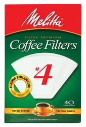 Melitta 12 cups White Cone Coffee Filter 40 pk