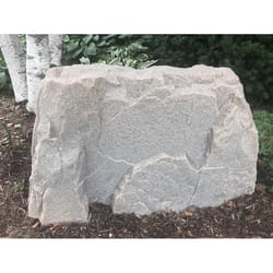 DekoRRa Products Black/Gray Polyethylene 21 in. H X 39 in. L X 21 in. W Artificial Landscape Enclosu