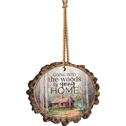 P Graham Dunn 6.25 in. H X 6 in. L Multicolored Wood Barky Sign