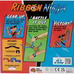 Fat Brain Toy Ribbon Ninja Game Multicolored 24 pc