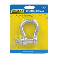 Seachoice Galvanized Steel 11.5 in. L x 1/2 in. W Shackle 1 pk