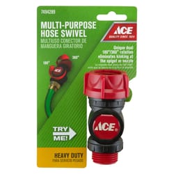 Ace 5/8 in. Plastic Threaded Male/Female Swivel Hose Connector