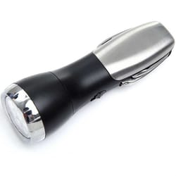 Mad Man Flashlight Survival Tool Stainless Steel/Plastic 1 pk