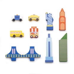 Kikkerland Kidoki New York City City in My Pocket Multicolored 9 pc
