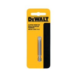 DeWalt Slotted #6 X 2 in. L Power Bit S2 Tool Steel 1 pc