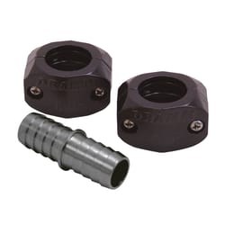 Dramm 5/8 in. Metal Non-Threaded Hose Splice set