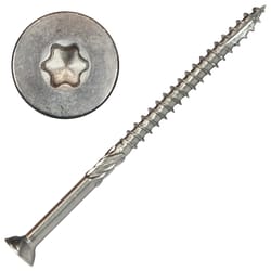 Screw Products AXIS No. 10 X 3-1/2 in. L Star Stainless Steel Coarse Wood Screws 254 pk