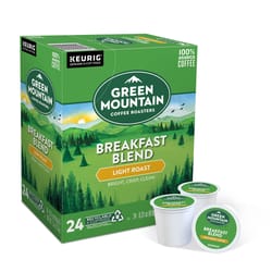 Keurig Green Mountain Coffee Light Roast Breakfast Blend Coffee K-Cups 24 pk