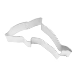 R&M International Corp 2 in. W X 5 in. L Dolphin Cookie Cutter Silver 1 pc