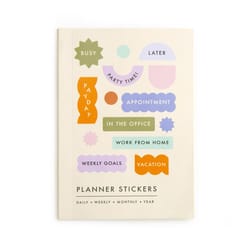 Kikkerland Inkerie 5 in. W X 14 in. L Pastel Yellow Sticky Tab Note Pad Set 1 pad