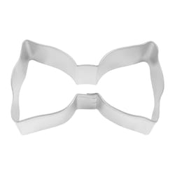 R&M International Corp International Corp 4 in. L Bow Tie Cookie Cutter Silver 1 pc