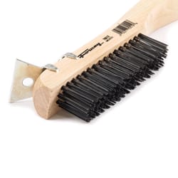 Forney 10-1/4 in. L X 2.75 in. W Scratch Brush Wood 1 pc