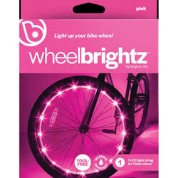 Brightz Wheel Brightz Pink LED Bike Accessory ABS Plastics 1 pk