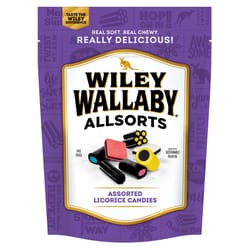 Wiley Wallaby Australian Style Allsorts Assorted Gourmet Licorice 8 oz