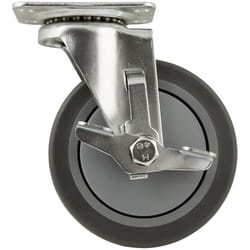 Titan 5 in. D Swivel Thermoplastic Rubber Caster 350 lb 1 pk