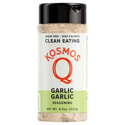Kosmos Q Clean Eating Garlic Seasoning 8 oz