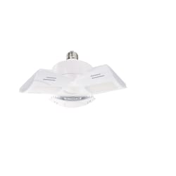 Satco . Wide Surface E26 (Medium) LED Utility Light Cool White 300 Watt Equivalence 1 pk