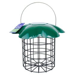 Backyard Essentials Wild Bird Metal Seed Log Suet Bird Feeder