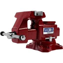 Wilton 4.5 in. Cast Iron Utility Bench Vise 360 deg Swivel Base