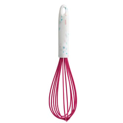 Trudeau Red/White Silicone Whisk