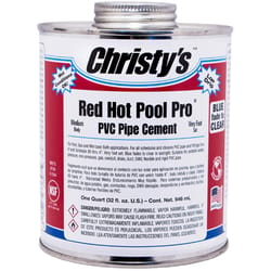 Christy's Red Hot Pool Pro Clear Adhesive and Sealant For PVC 8 oz