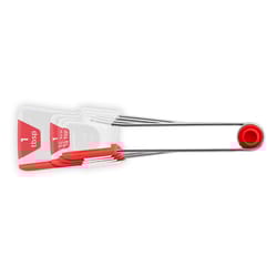 Dreamfarm Clear/Red Polypropylene/Stainless Steel Levoons
