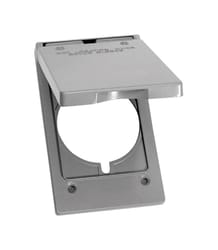 Sigma Electric Rectangle Metal 1 gang 4.57 in. H X 2.83 in. W 30/50 Amp Receptacle Cover