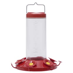 Perky-Pet Hummingbird 48 oz Glass/Plastic Nectar Bird Feeder 6 ports