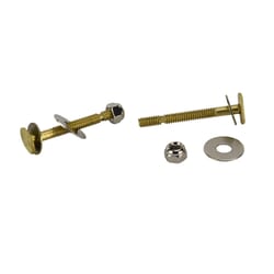 Ace Toilet Bolt Set Brass