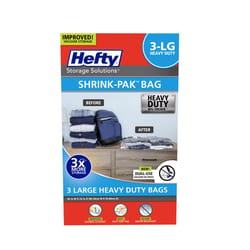 Hefty Shrink-Pak Clear Vacuum Cube Storage Bags