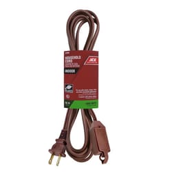 Ace Indoor 15 ft. L Brown Extension Cord 16/2 SPT-2