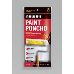 Allway Paint Poncho Plastic 6.5 in. W Paint Roller Cover 5 pk
