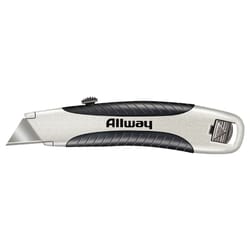 Allway 8.6 in. Utility Knife Black 1 pk