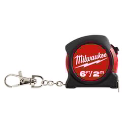 Milwaukee 6 in. L Keychain Keychain Tape Measure 1 pk