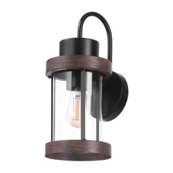 Globe Electric 1-Light Matte Black Wall Sconce