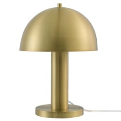 Globe Electric Olivia 12 in. Matte Brass Gold Table Lamp