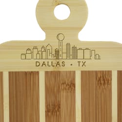 Totally Bamboo 9 in. L X 6 in. W X 0.5 in. Bamboo Serving & Cutting Board