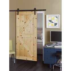 Renin Salinas K Style 84 in. H X 36 in. W X 1-3/8 in. Pine Barn Door