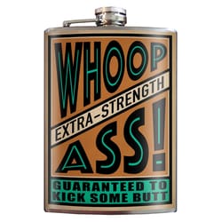 Trixie & Milo 8 oz Multicolored Stainless Steel Hip Flask