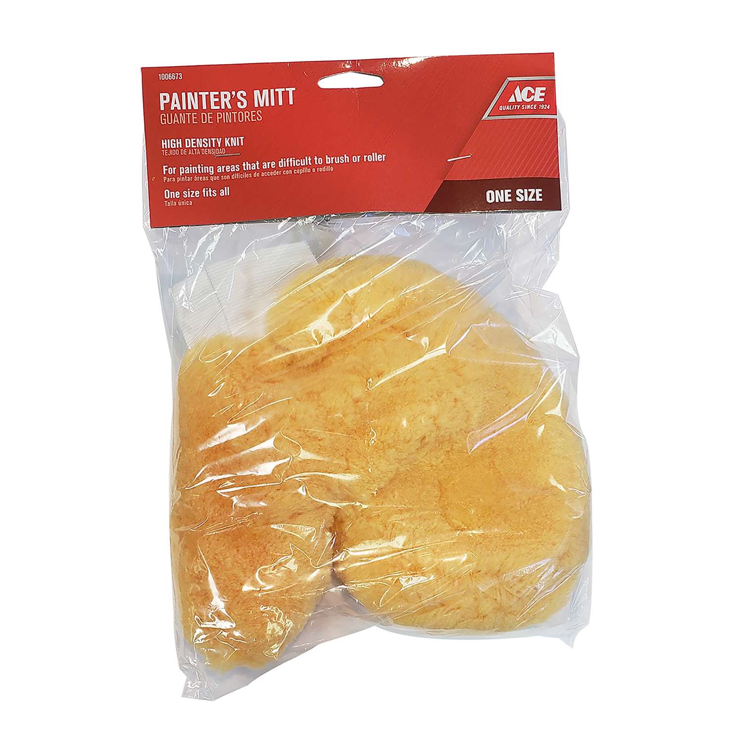 Ace Yellow Synthetic Fiber Painter's Mitt Ace Hardware