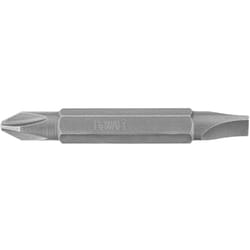 DeWalt Phillips/Slotted #2/#8 X 2 in. L Double-Ended Screwdriver Bit Heat-Treated Steel 1 pc