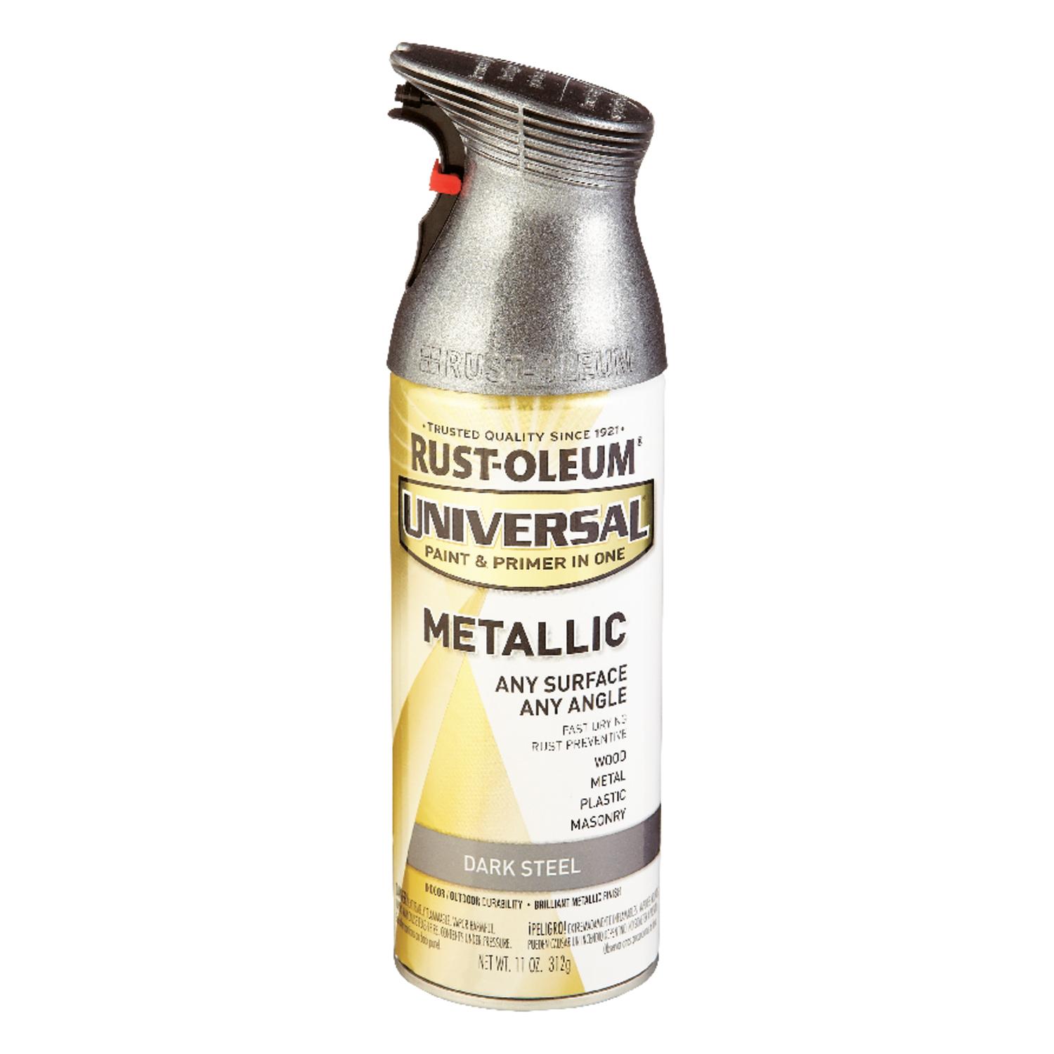 Rust Oleum Universal Dark Steel Metallic Spray Paint 11 Oz Ace Hardware   8249d40b A437 484b 9f84 Bc40f946e21e