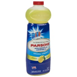 Brillo Parson's Lemon Fresh Scent Concentrated Ammonia Liquid 28 oz